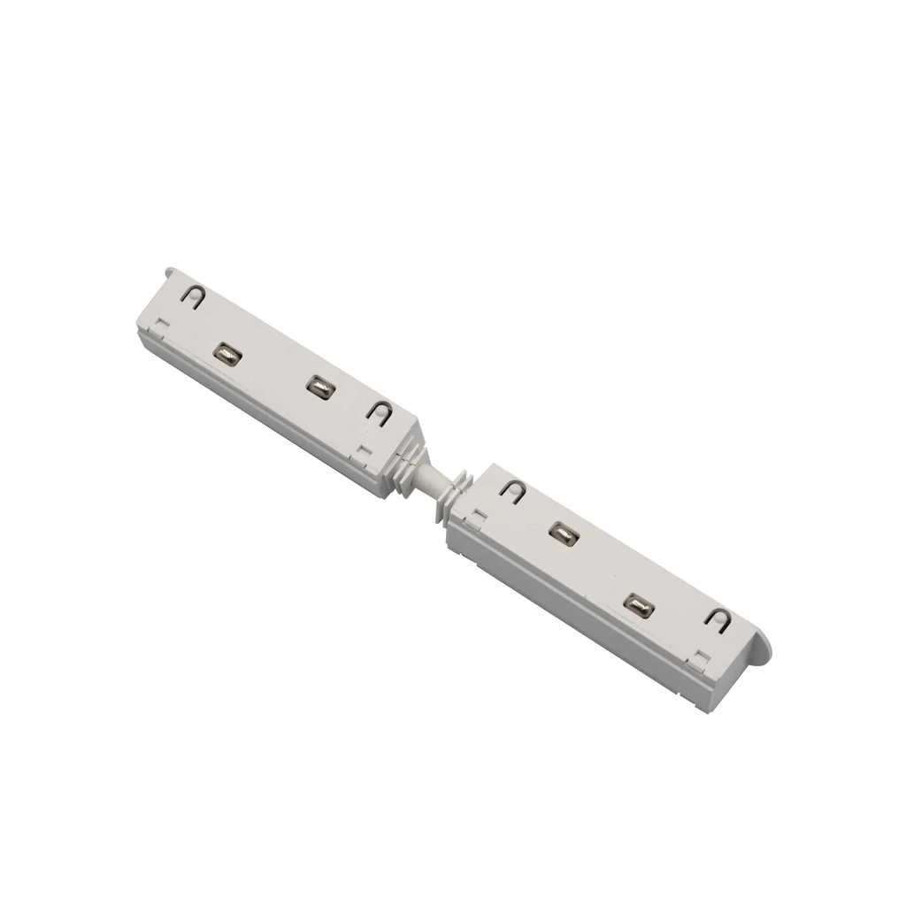 [8_5614] Конектор лінійний PROLUM™ 48V; для магнітної трекової системи М20; Білий