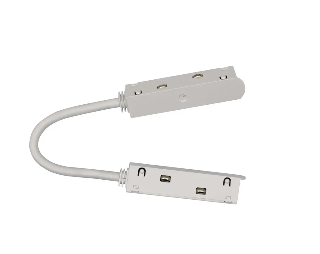[8_5615] Конектор кутовий PROLUM™ 48V; для магнітної трекової системи М20; Білий