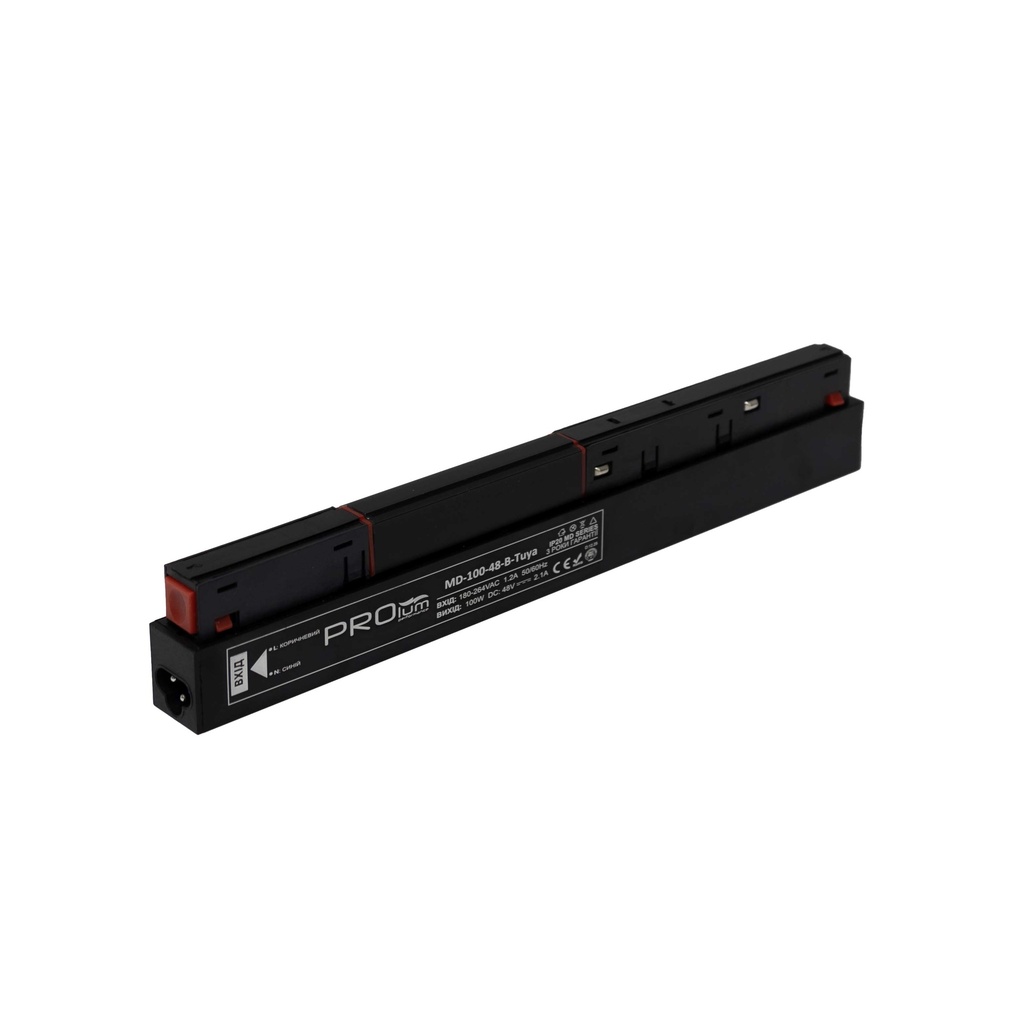 [8_5618] Блок живлення PROLUM™ 48V, 100W, 2.1А, Series "MD" TuyaSmart, Чорний