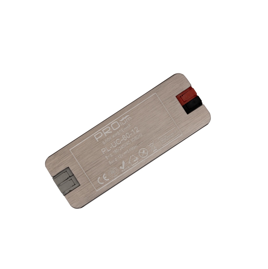 [8_5668] Блок живлення PROLUM™ 12V, 60W, 5.0А, Series "UC"