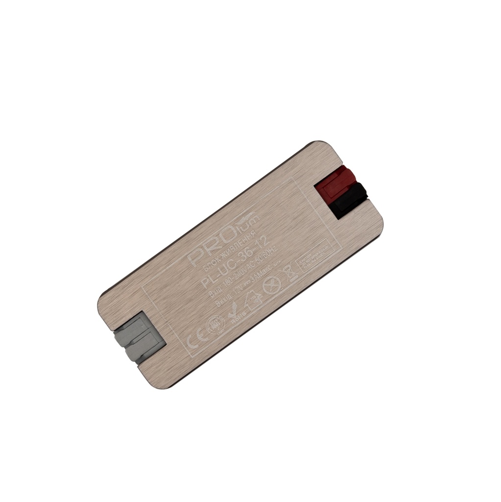 [8_5673] Блок живлення PROLUM™ 12V, 36W, 3А, Series "UC"