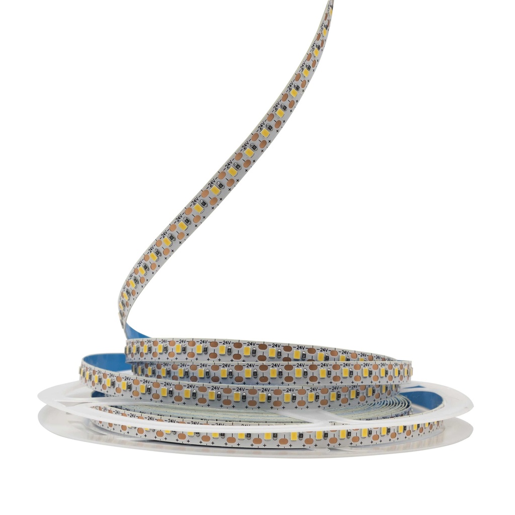 [8_5690] Світлодіодна LED стрічка PROLUM™ 24V; IP20; 2835\120; CUT; Series "S", Тепло-Білий (2800-3200K)