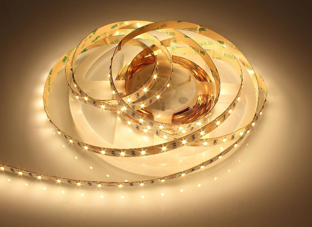 [8_3735] LED лента PROLUM™ 12V; 2835\60; IP20; Series "S", Тепло-білий (2700-3000К)
